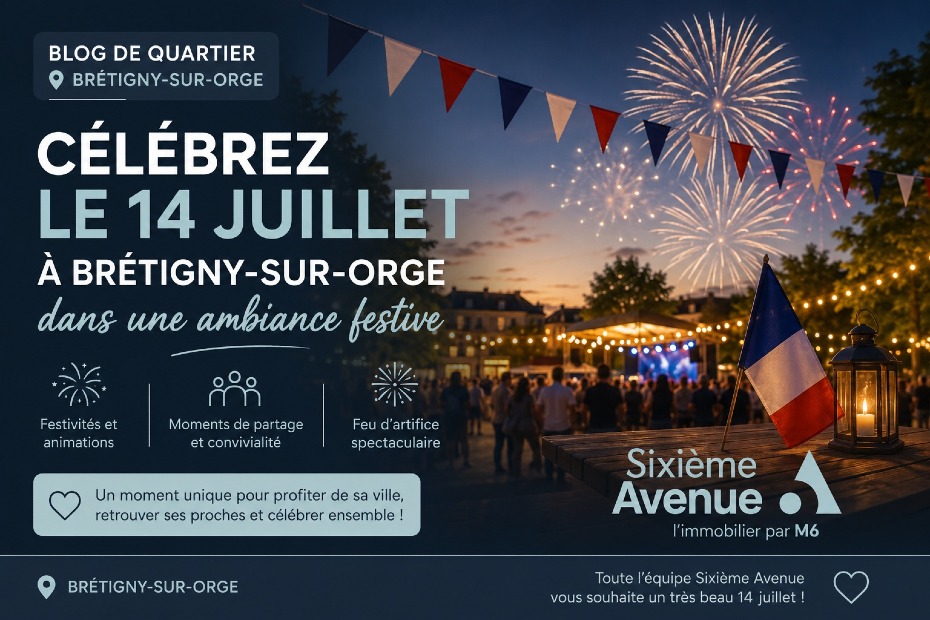 Célébrez le 14 Juillet à Brétigny-sur-Orge dans une ambiance festive