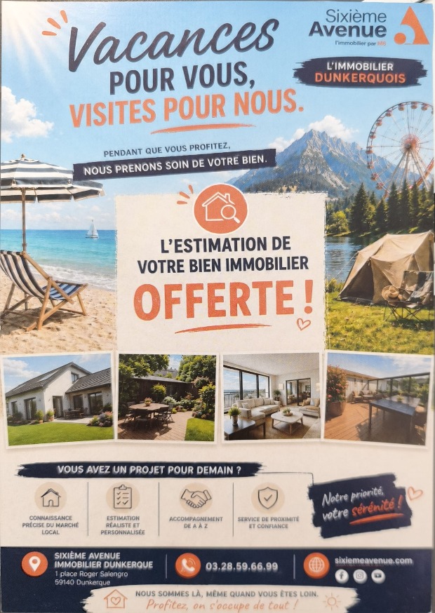 Vacances pour vous, visites pour nous !