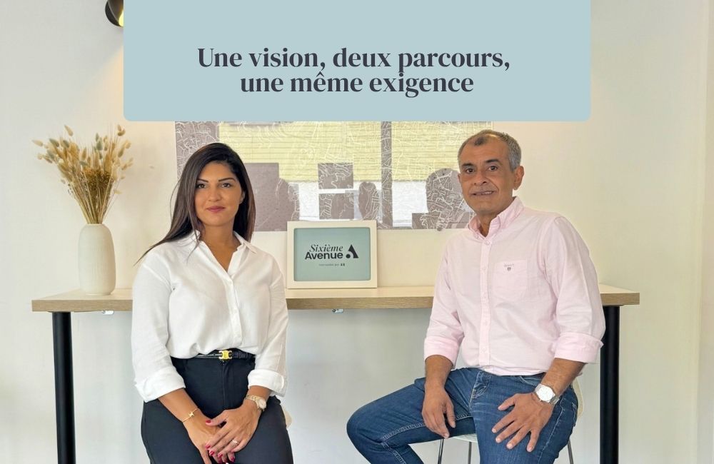 Maik Alidina & Jessica Kalfane,
Directeurs associés de l'agence Sixième Avenue de Saint-Denis