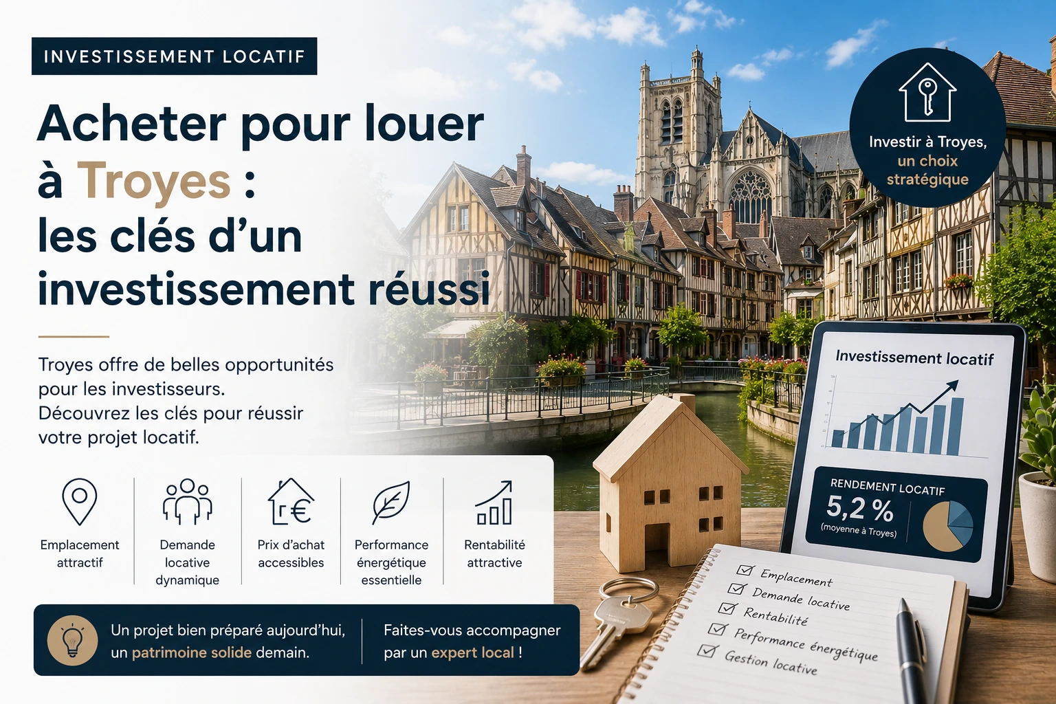 Acheter pour louer à Troyes : les clés d’un investissement
réussi !