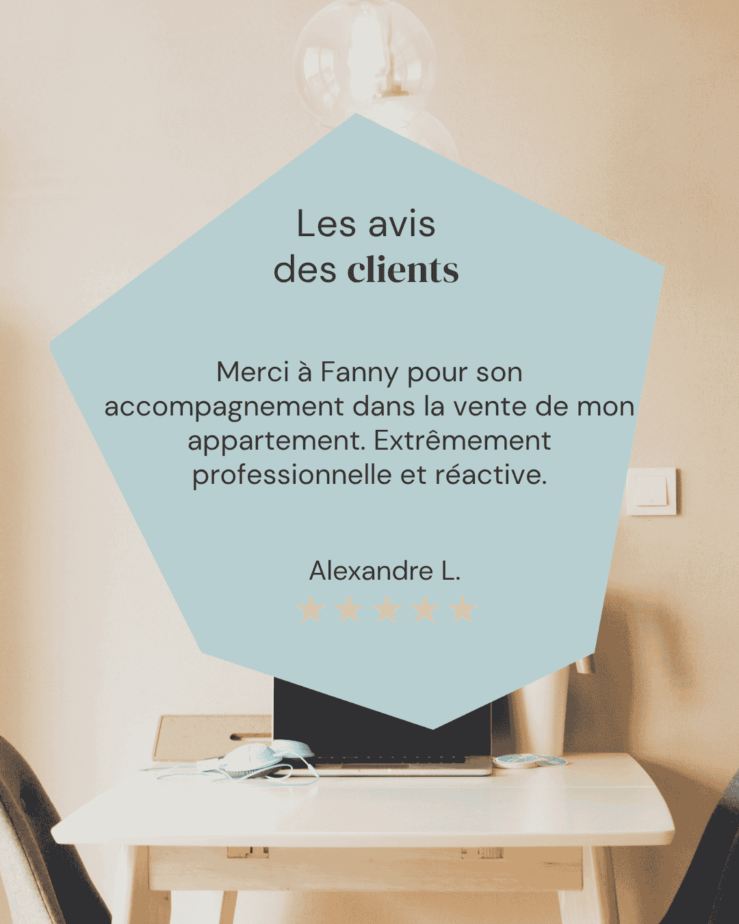 ⭐ Avis client – Vente réussie